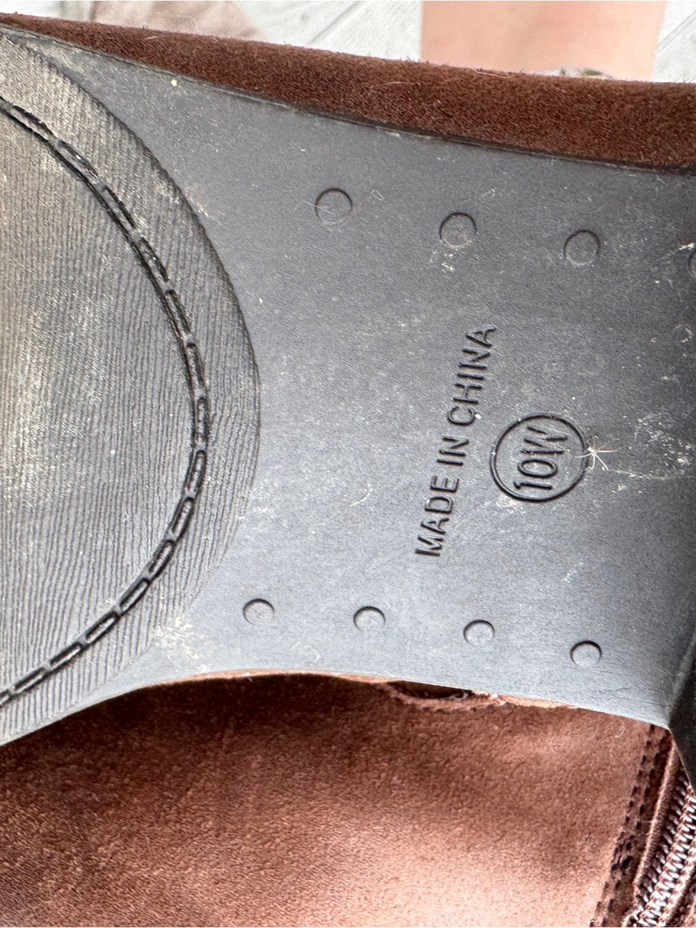 Avenue Cloudwalkers Brown Suede Ankle Boots with Stud & Buckle Detail - Picture 6 of 6